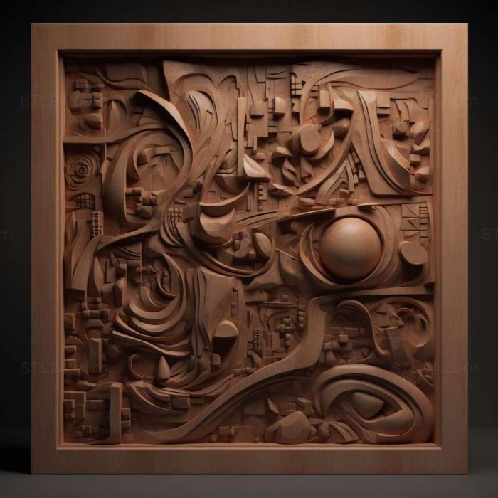 Patterns and decorations (Philip Johnson 4, PATTERN_2772) 3D models for cnc